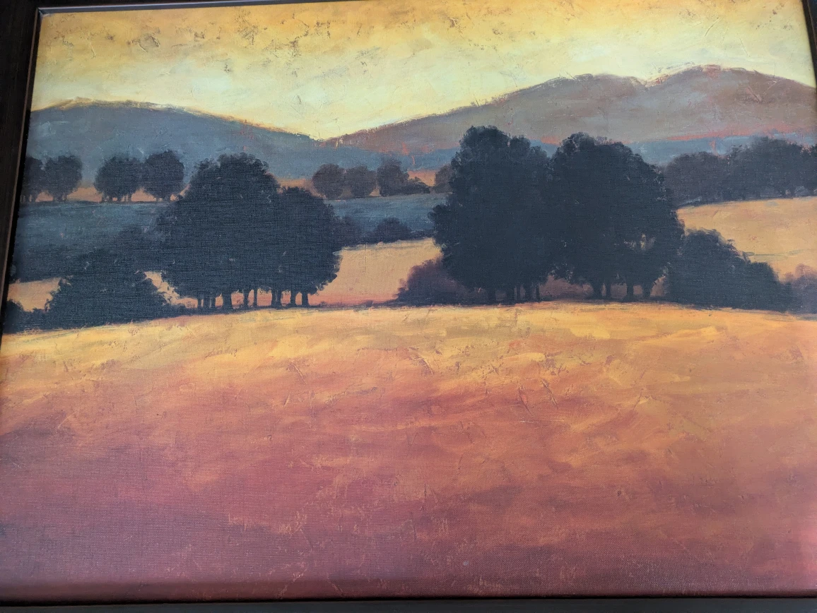 Framed Landscape Painting - photo 2