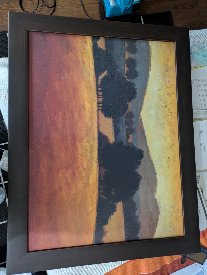 Framed Landscape Painting - photo 3