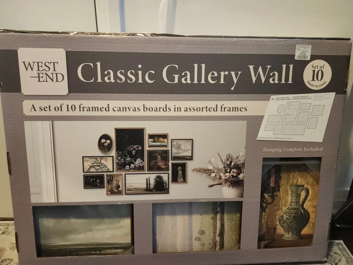 West End Classic Gallery Wall - Set of 10