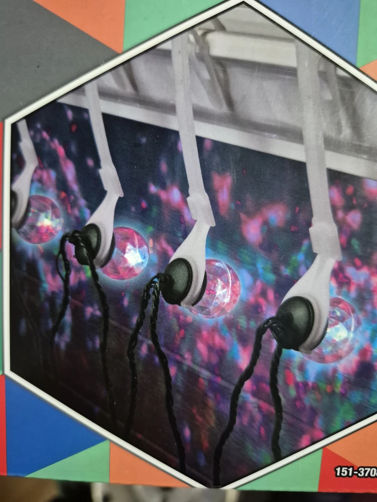 NOMA Kaleidoscope Projector String Lights - New! - photo 3