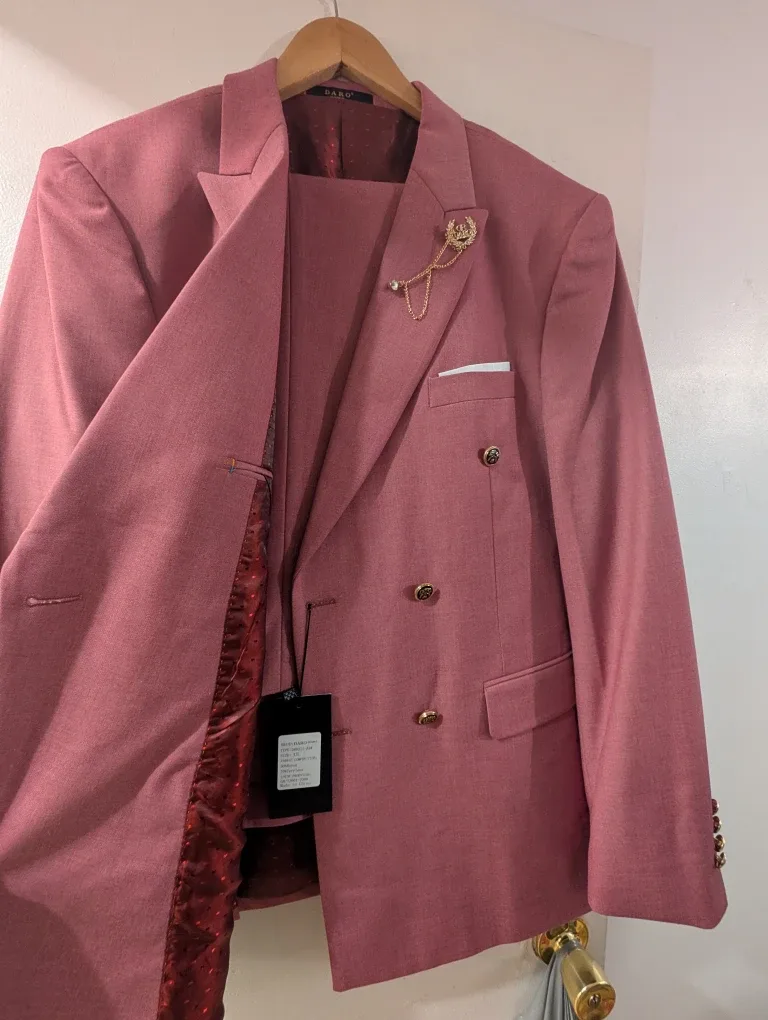 Daro Uomo XXL Light Red Suit - BRAND NEW image indicator(4)