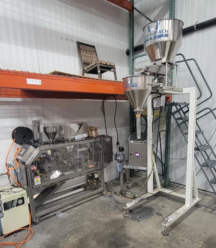 3 piece Automated Bag Filling and Sealing Machine