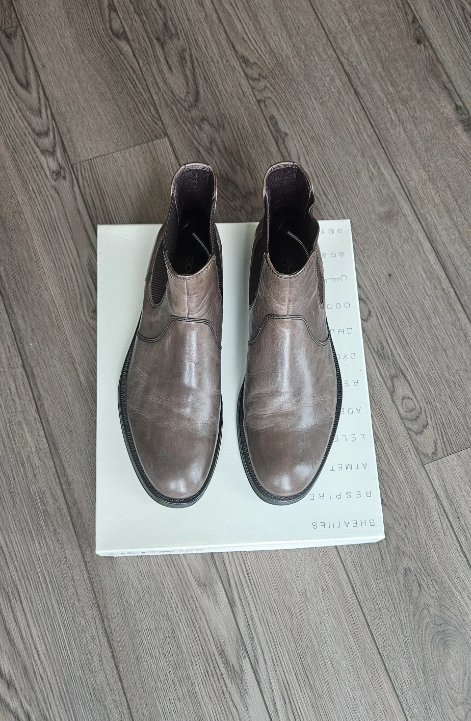 Geox Brown Leather Chelsea Boots Size 43 - 10 US - photo 2