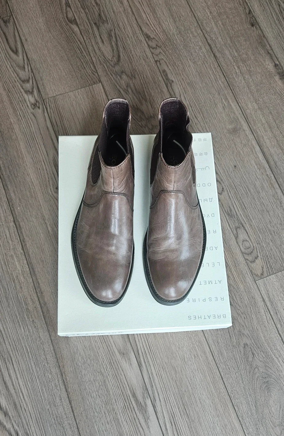 Geox Brown Leather Chelsea Boots Size 43 - 10 US image indicator(2)