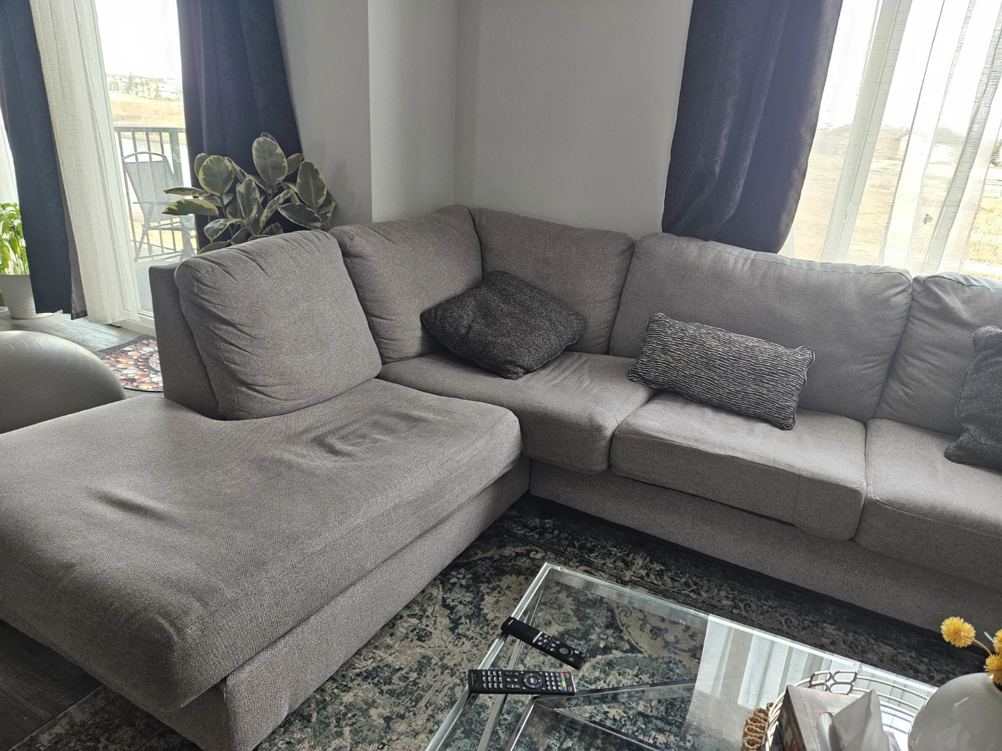 Grey Sectional Sofa