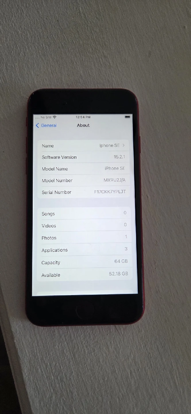 Apple iPhone SE Red 64GB - photo 5