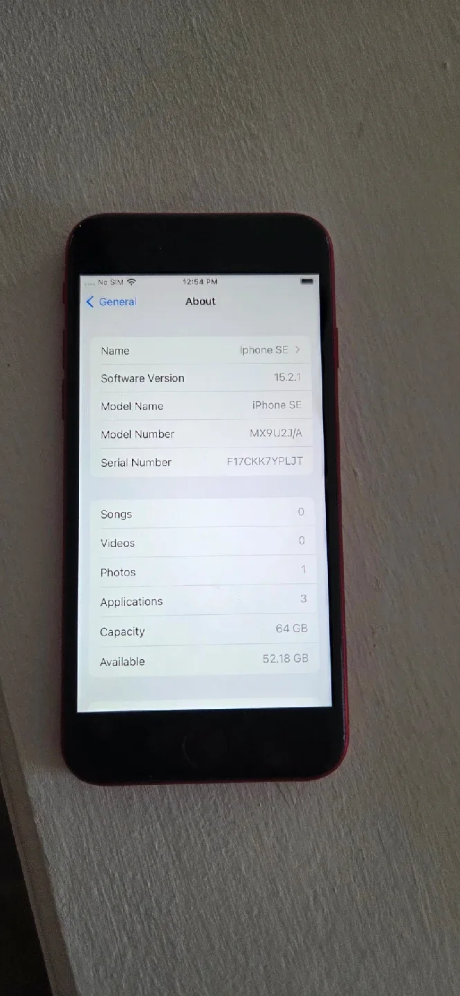 Apple iPhone SE Red 64GB image indicator(5)