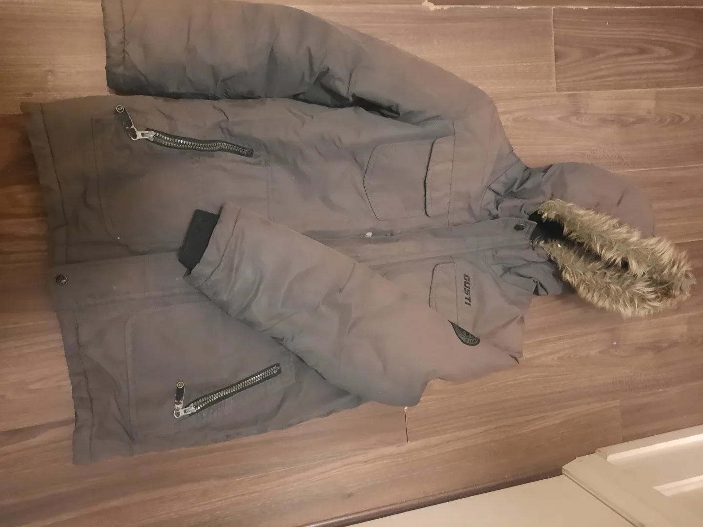 $20 Kids XL Snow Jacket Gray
