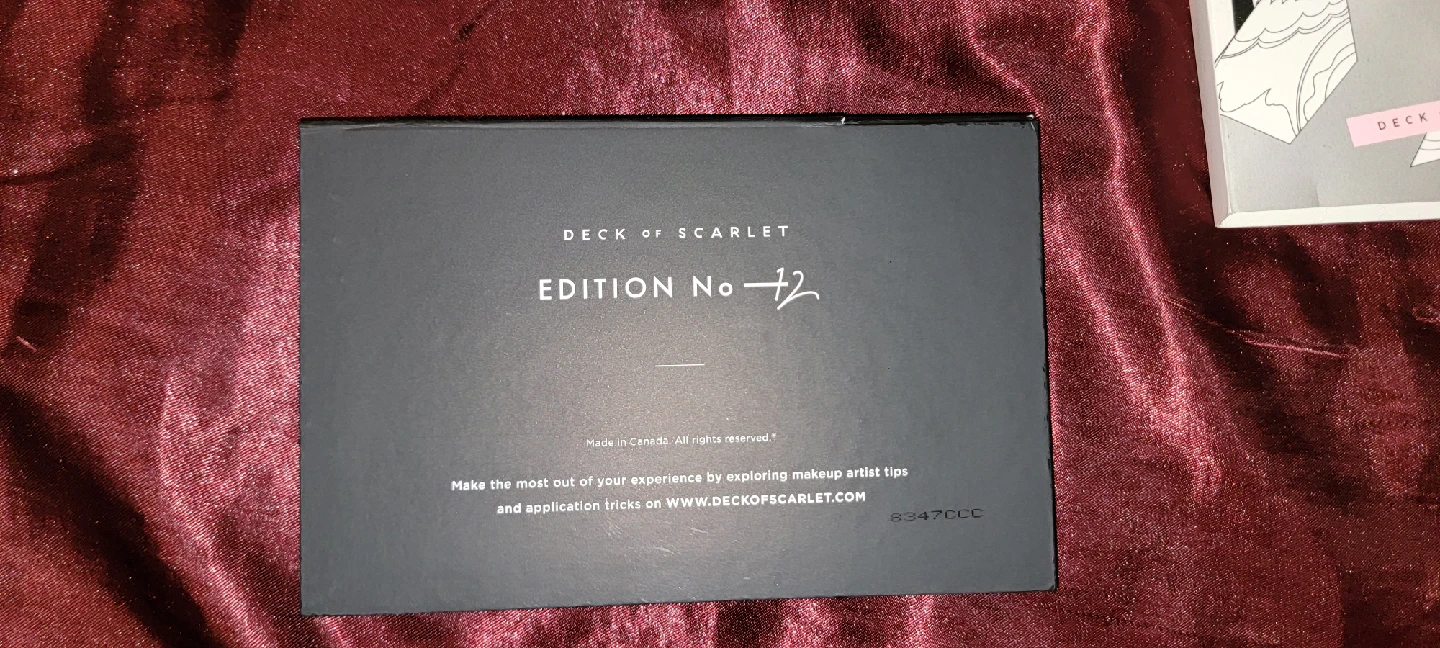 Deck of Scarlet Edition No. 12 Palette - photo 4