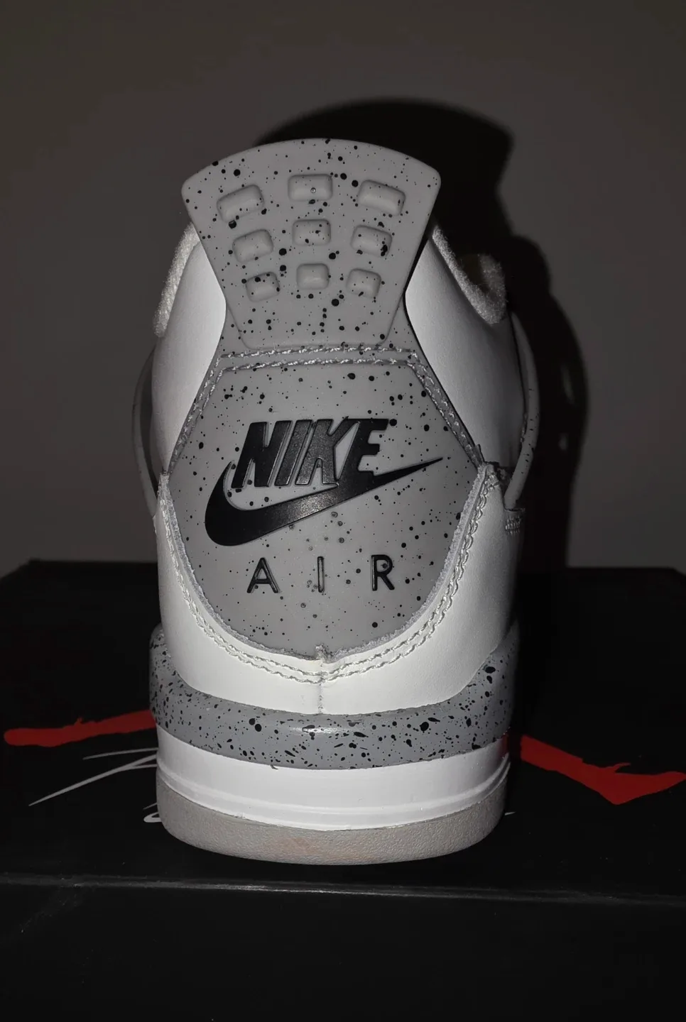 AIR JORDAN 4 RETRO OG - WHITE CEMENT -YOUTH SIZE 5 image indicator(5)
