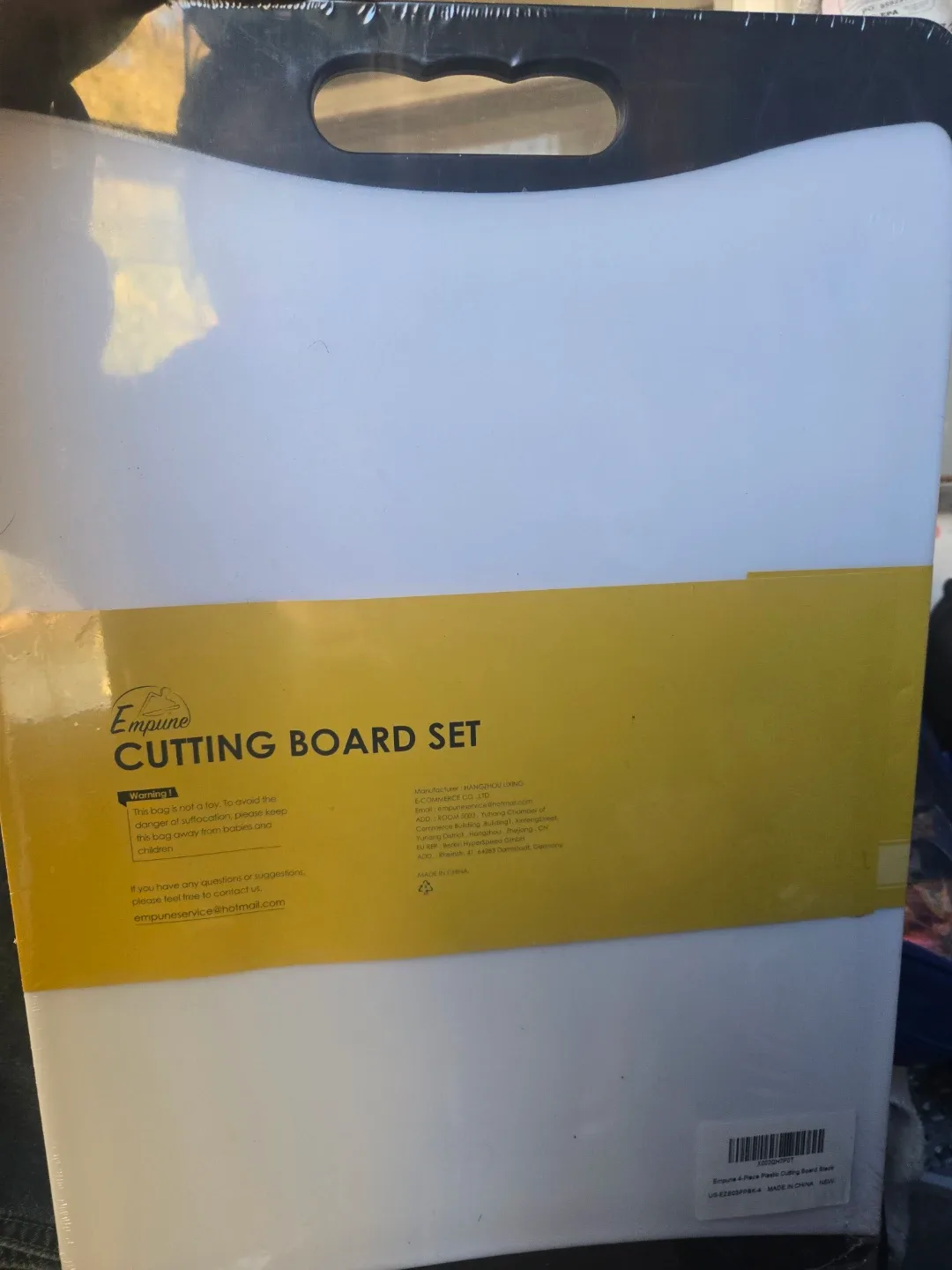 Empune Extra Large Plastic Cutting Board Set