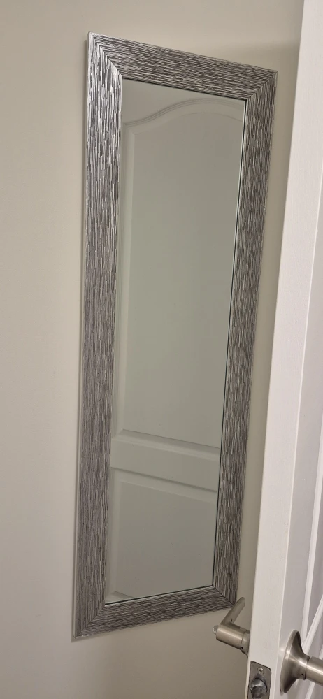 Silver Framed Wall Mirror - photo 2