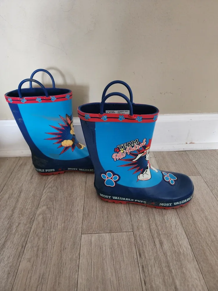 Paw Patrol Rain Boots - Size 1 3