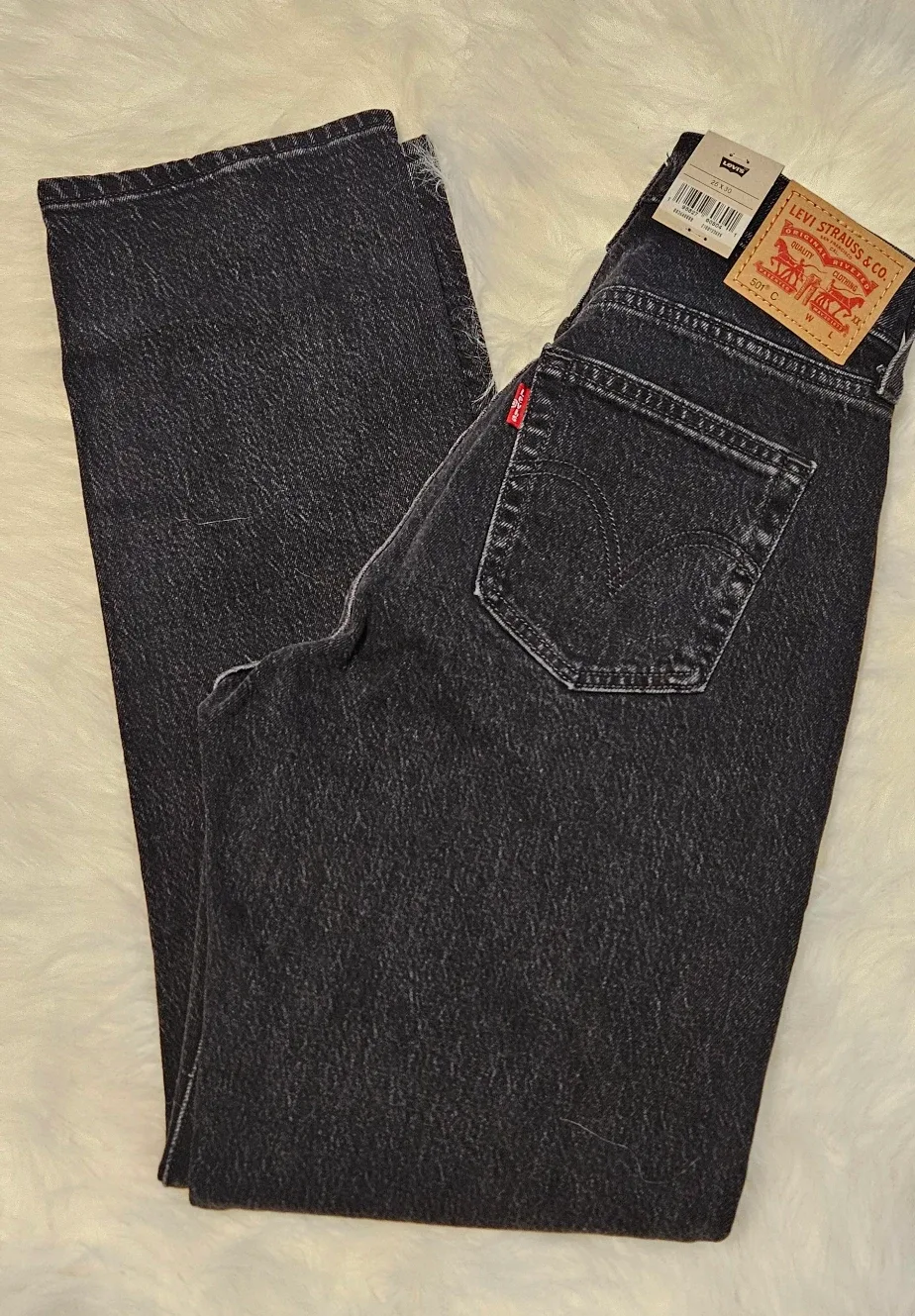 Levi's 501 Black Jeans  Size 26x30