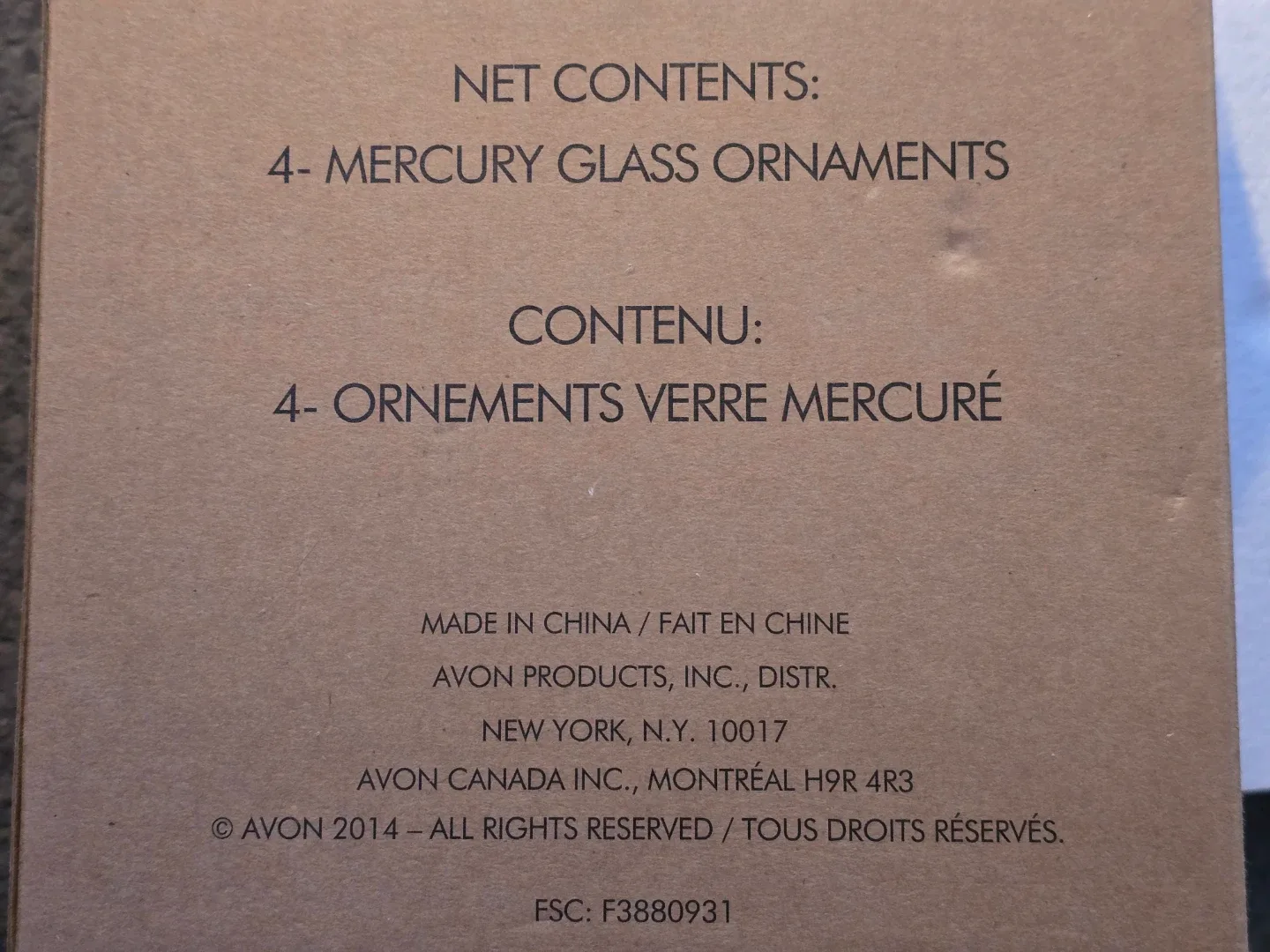 Avon Mercury Glass Ornaments - Set of 4 image indicator(2)