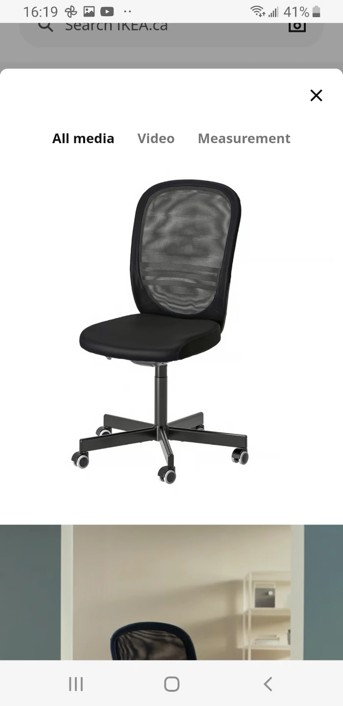 IKEA flintan Black Office Chair like new