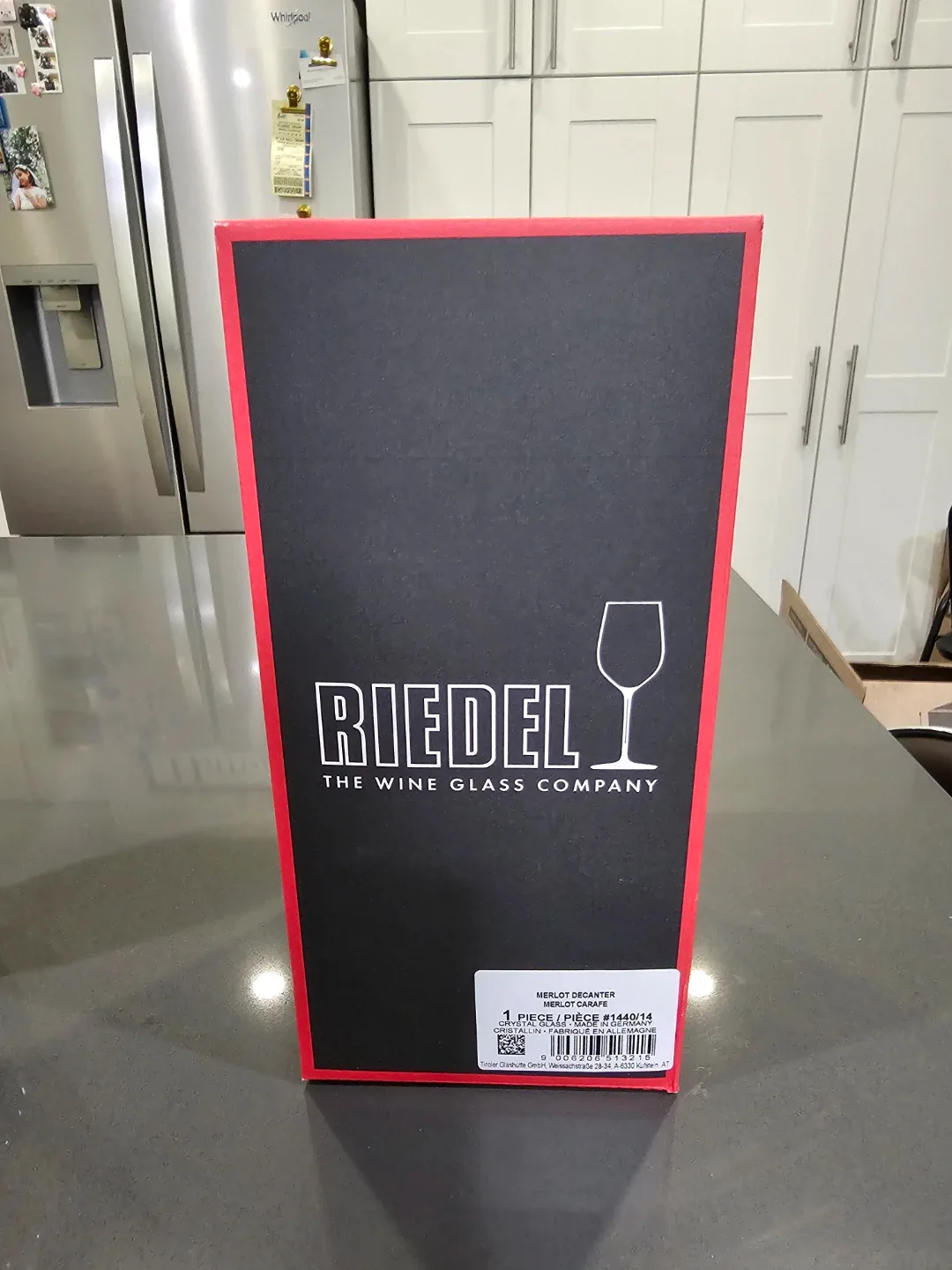 Riedel Merlot Decanter Carafe #1440/14 with Box