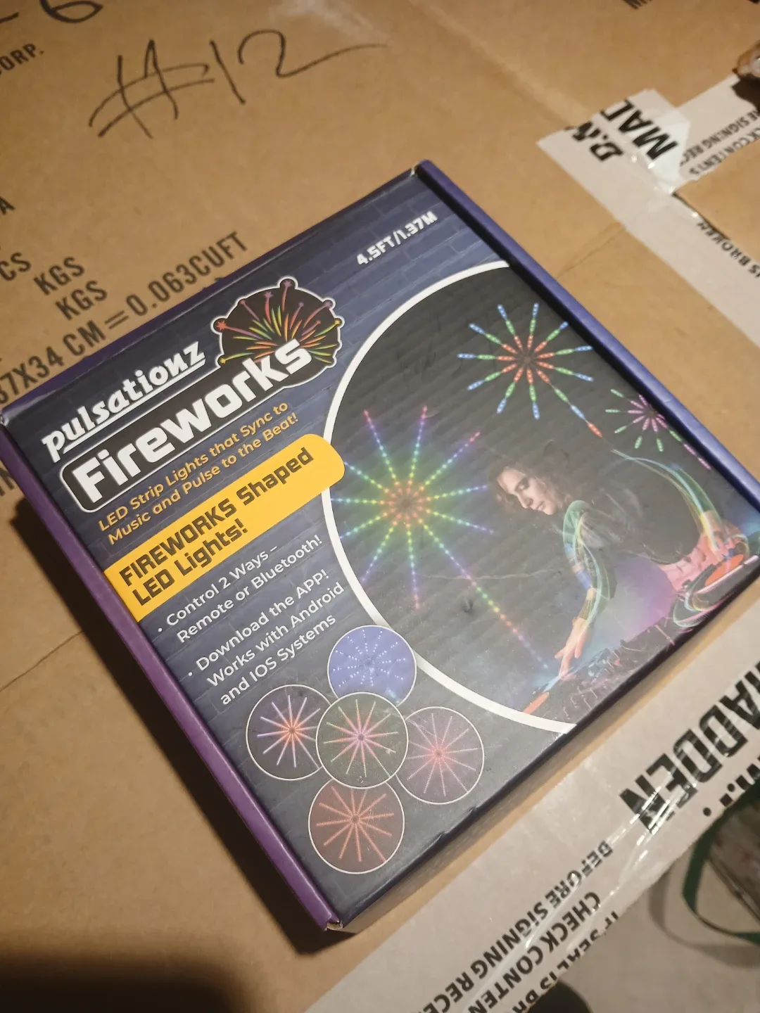 Pulsationz Fireworks LED Strip Lights - New in Box!