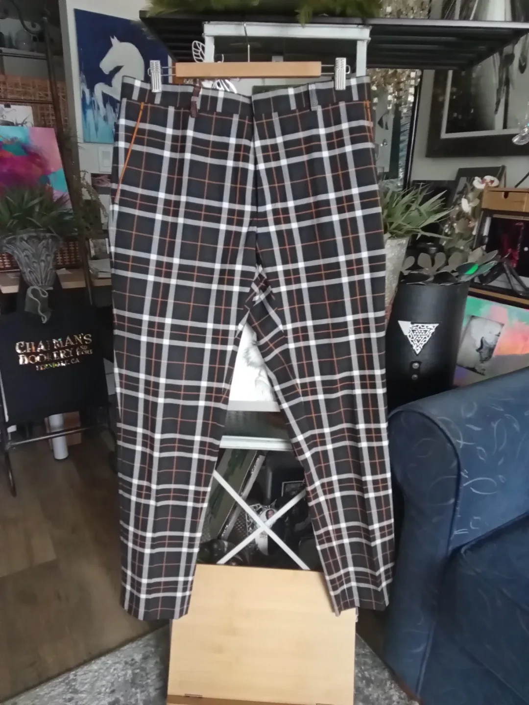 Zara plaid dress pants
