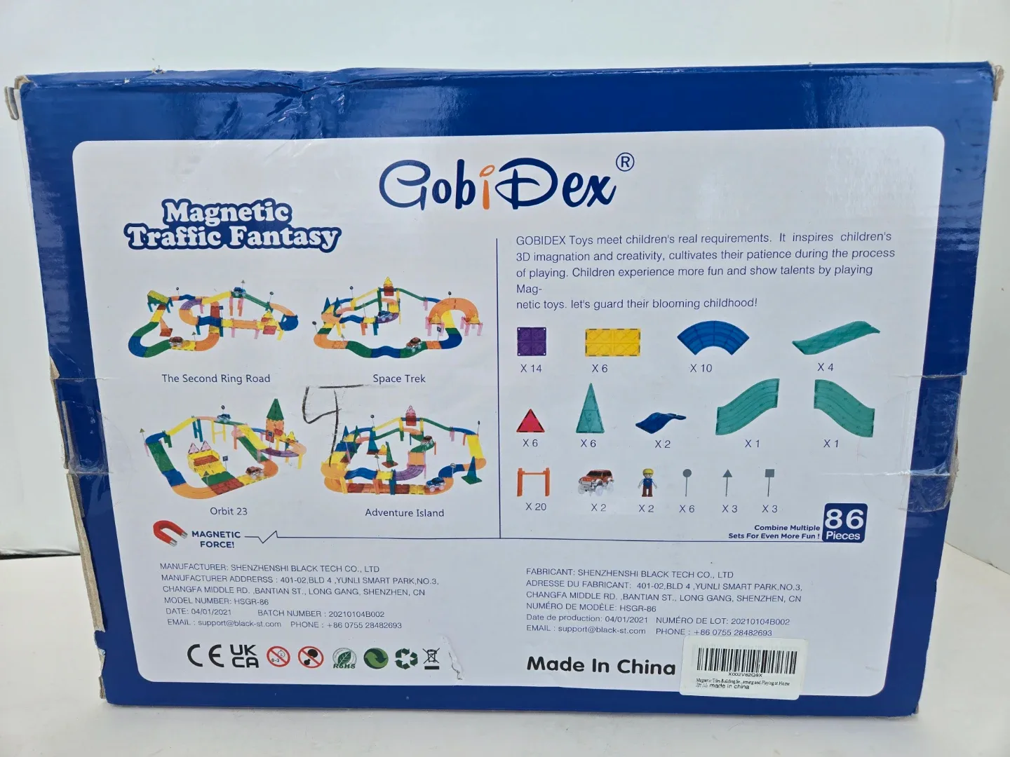 Magnetic magnetiles 3d stem toy construction building set image indicator(3)