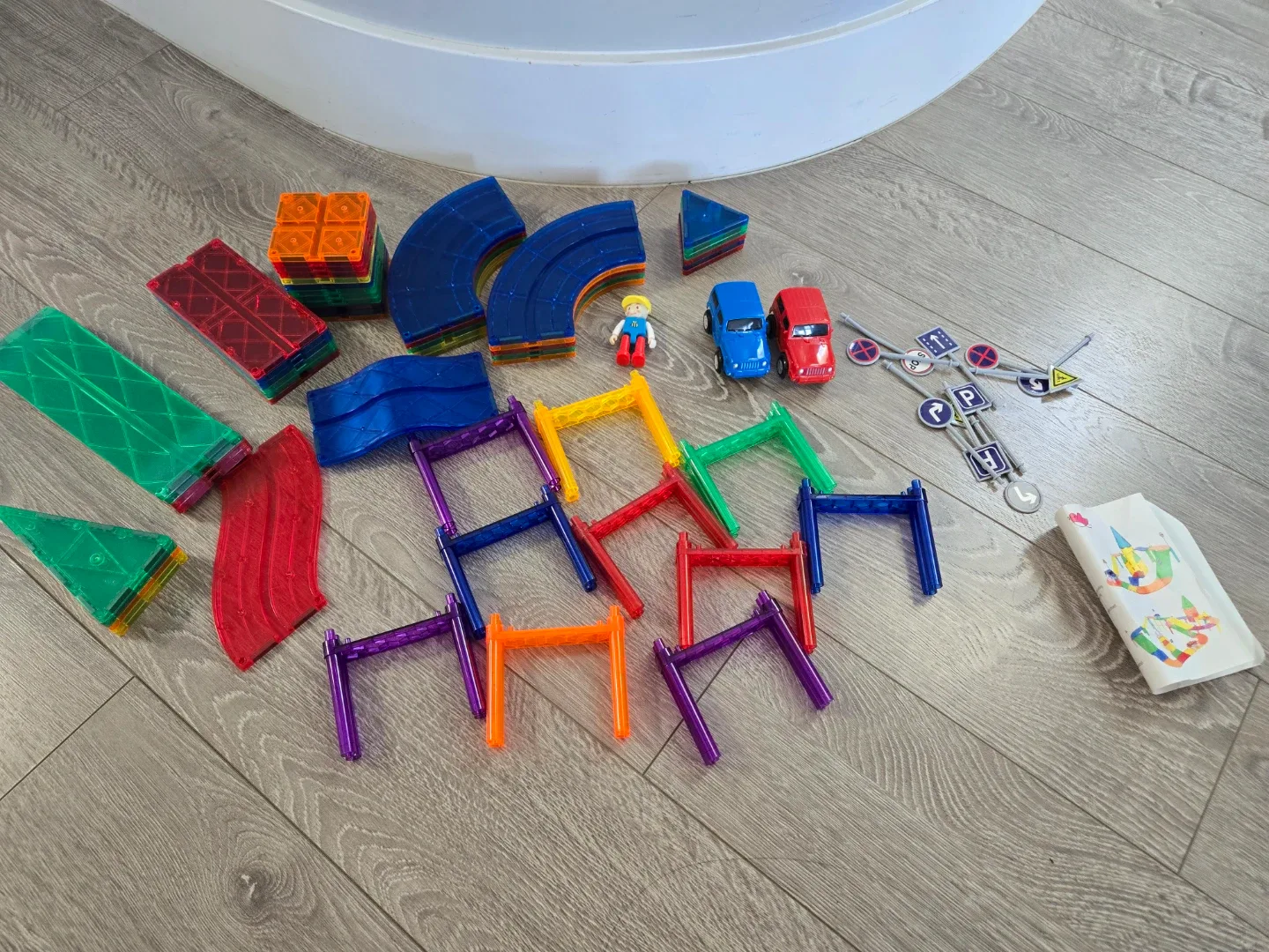 Magnetic magnetiles 3d stem toy construction building set image indicator(5)