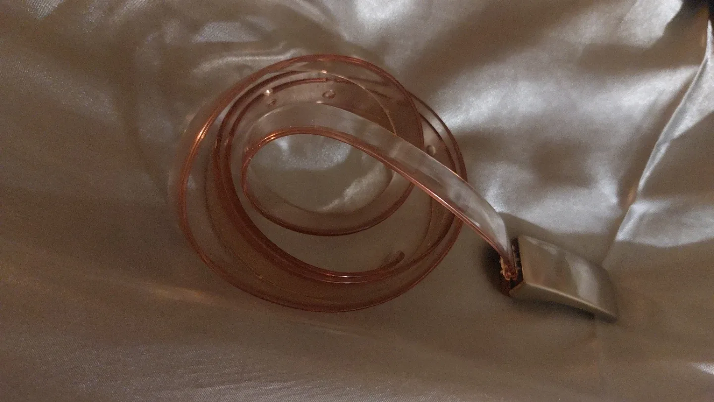 Transparent Belt with Silver Buckle image indicator(3)