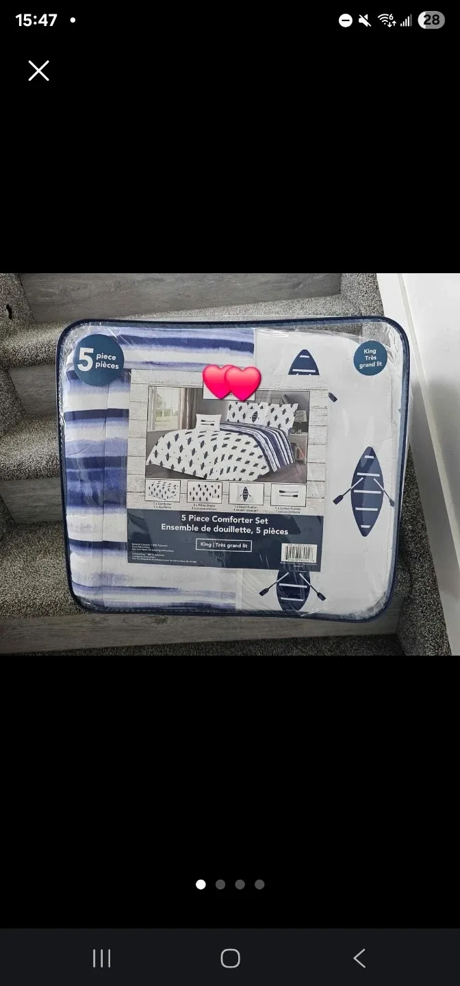 5 pieces , Bed in bag