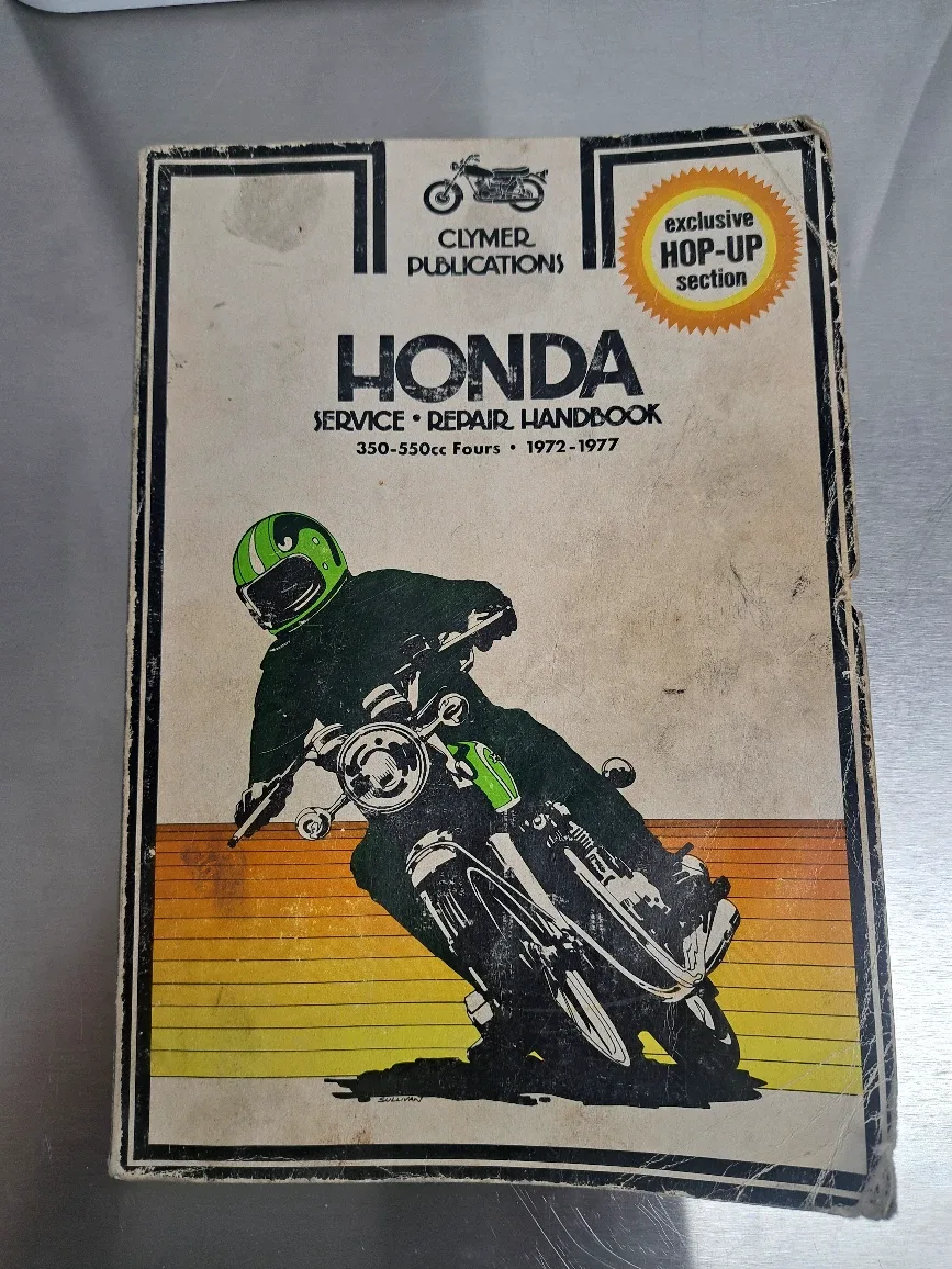 Honda Service Repair Handbook 350-550cc 1972-1977