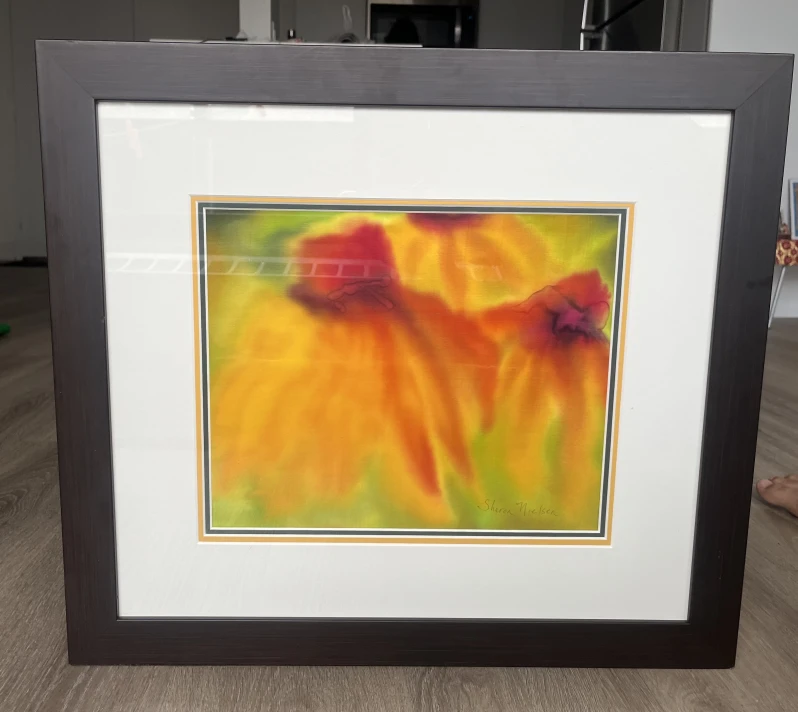 Framed Floral Print