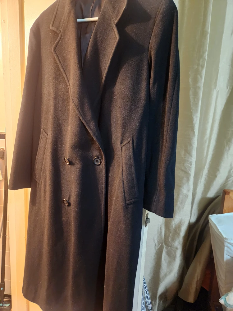 London Fog Black Wool Blend Overcoat - photo 2