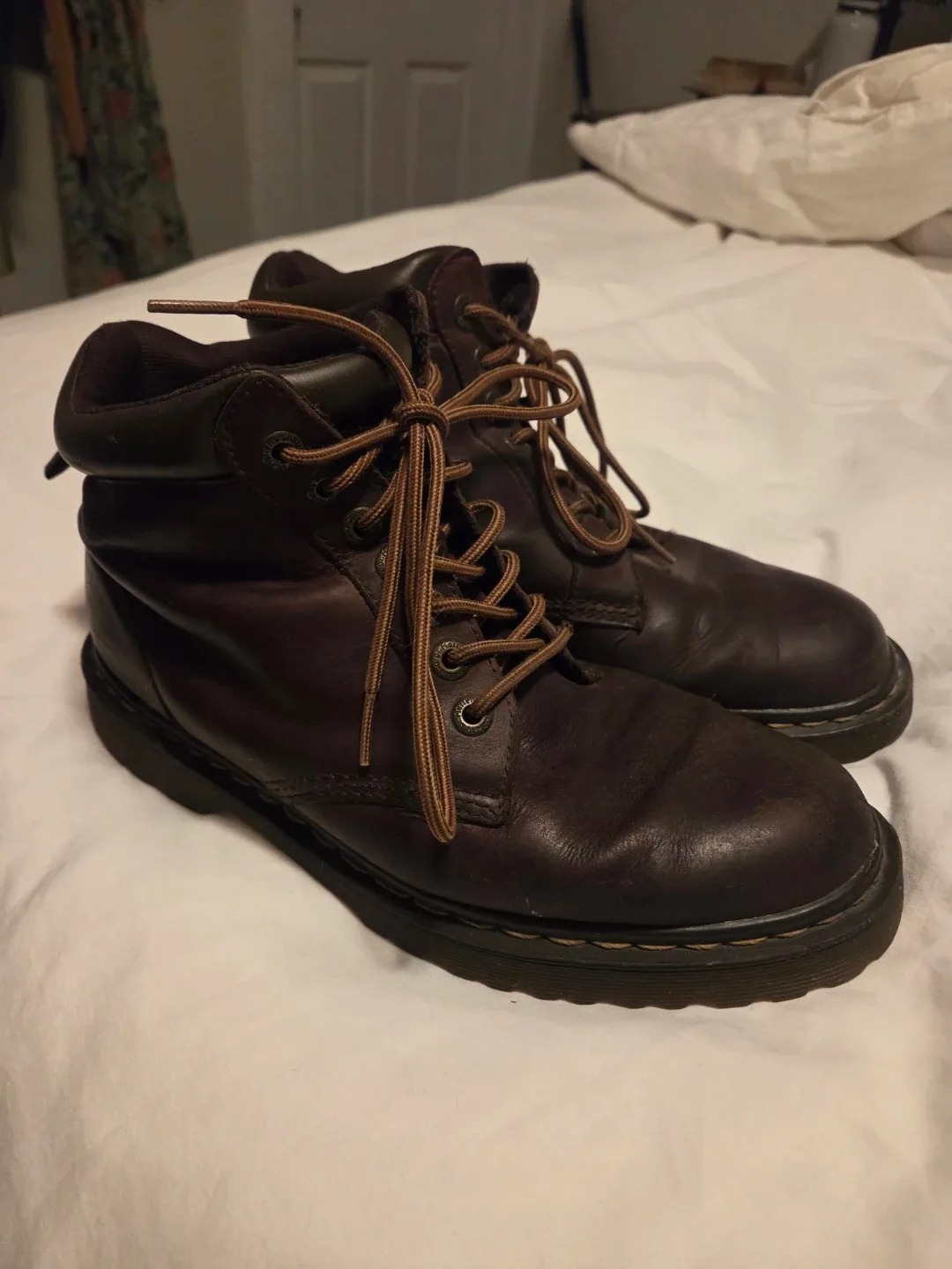 Dr. Martens Brown Leather Ankle Boots