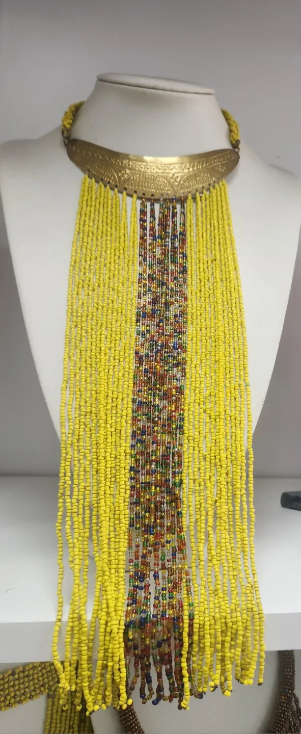 Beaded Fringe Necklace image indicator(3)