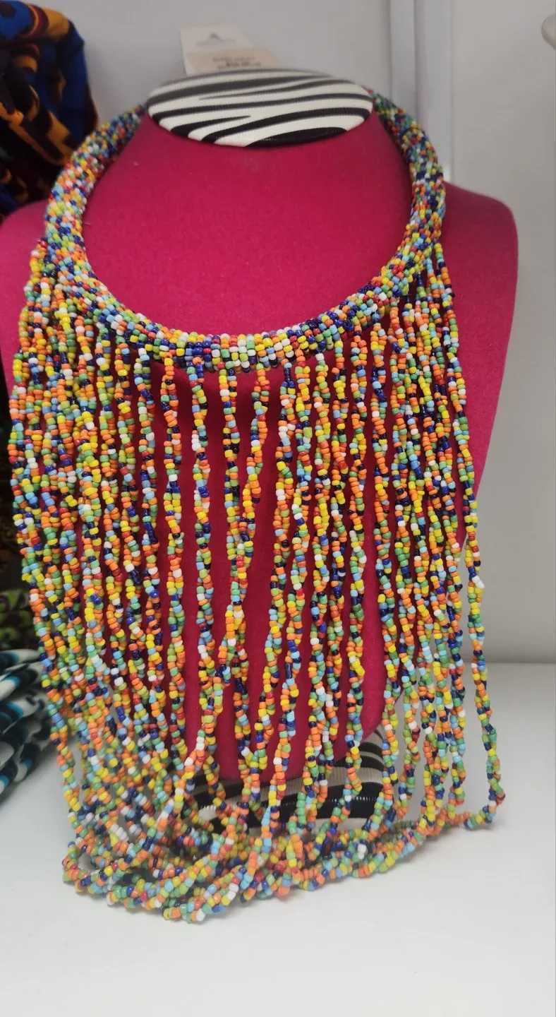Beaded Fringe Necklace image indicator(4)