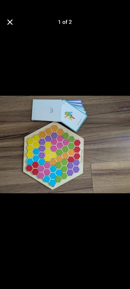 Hex-A-Match Colour Brainteaser Puzzle