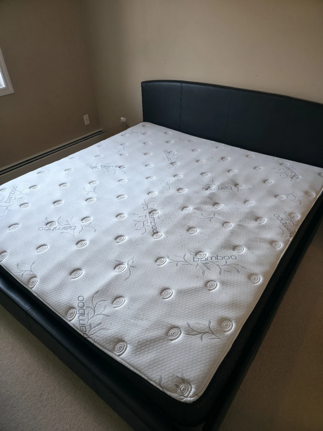 King Size Barego Bamboo Mattress and Bed Frame - photo 4