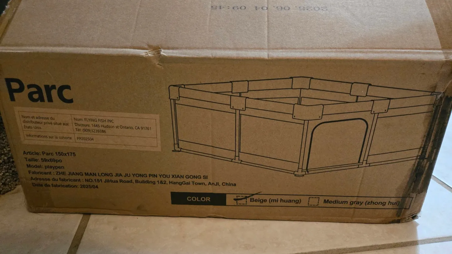 ZEEBA Extra Large Baby Playpen - 59x69in image indicator(3)