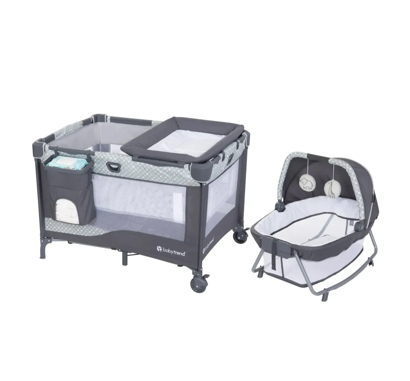 Baby Trend Playard with Rocking Bassinet image indicator(3)