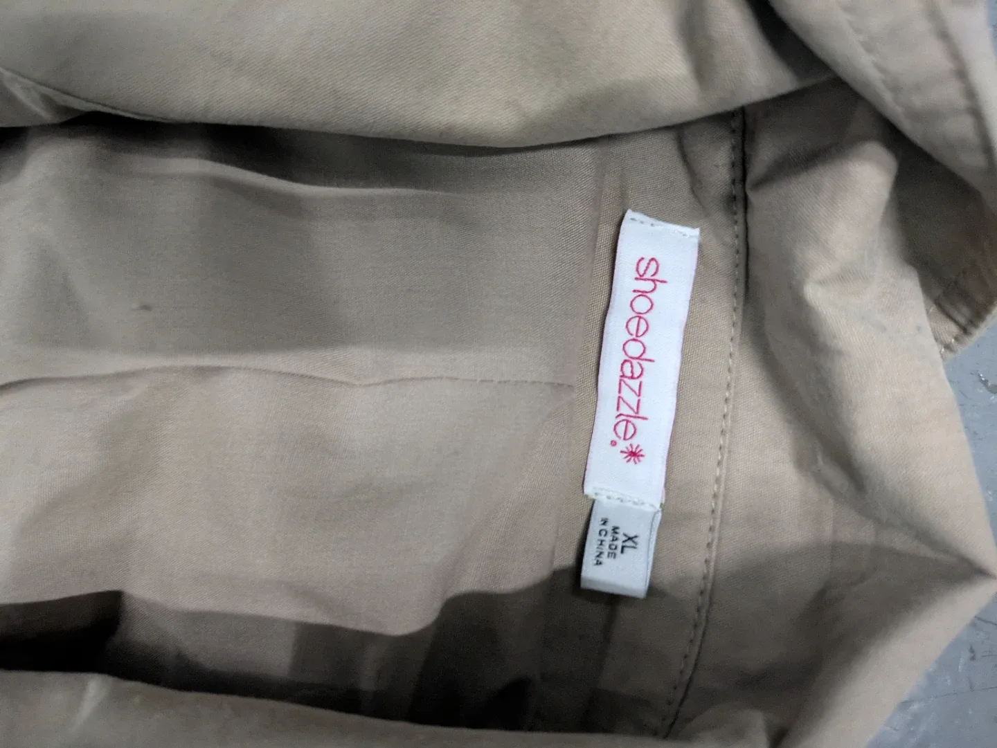 Shoedazzle Trench Coat - Size XL image indicator(2)