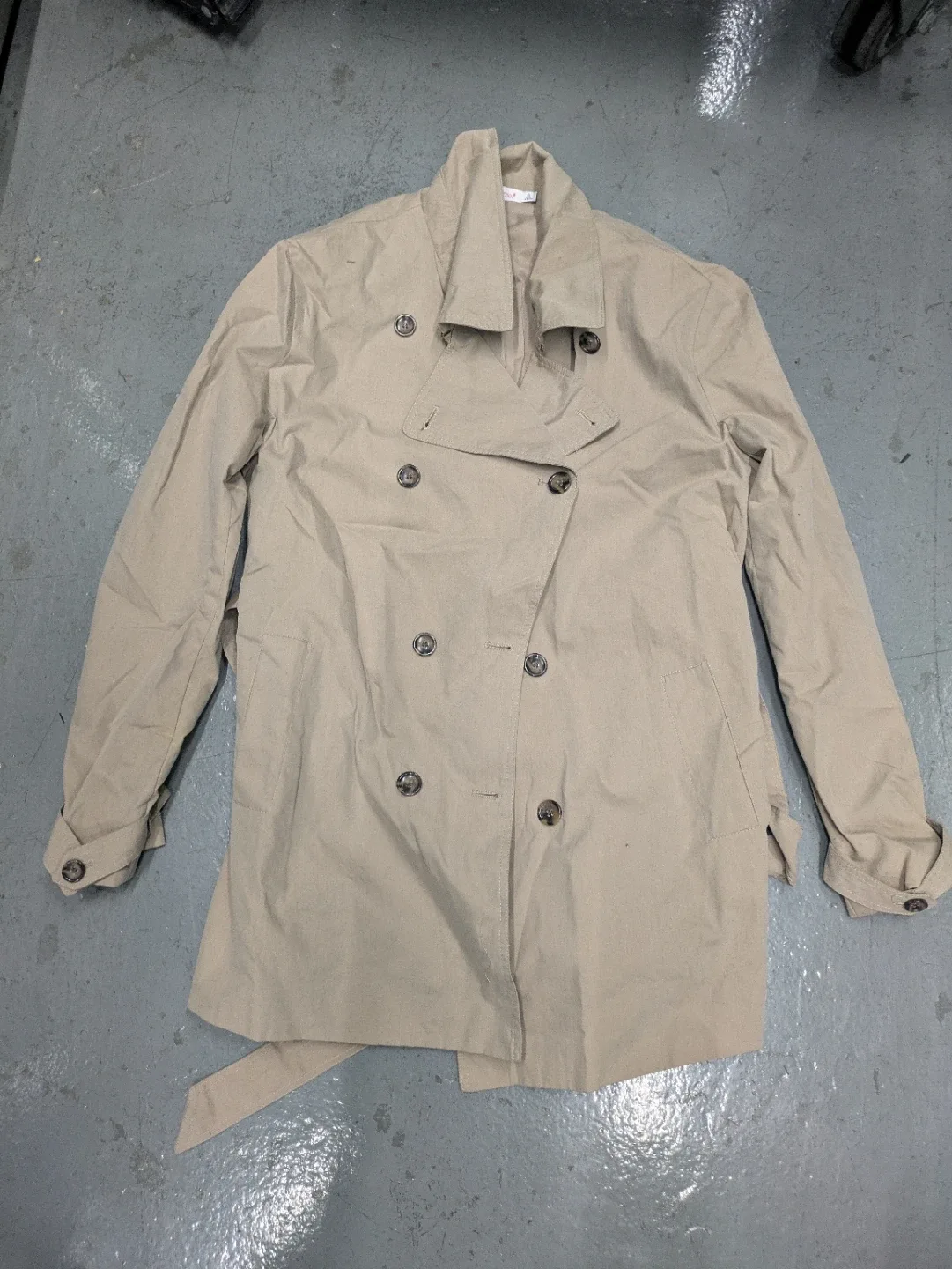 Shoedazzle Trench Coat - Size XL image indicator(3)