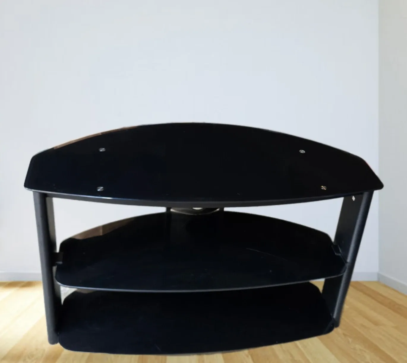 FREE Black Glass TV Stand image indicator(2)