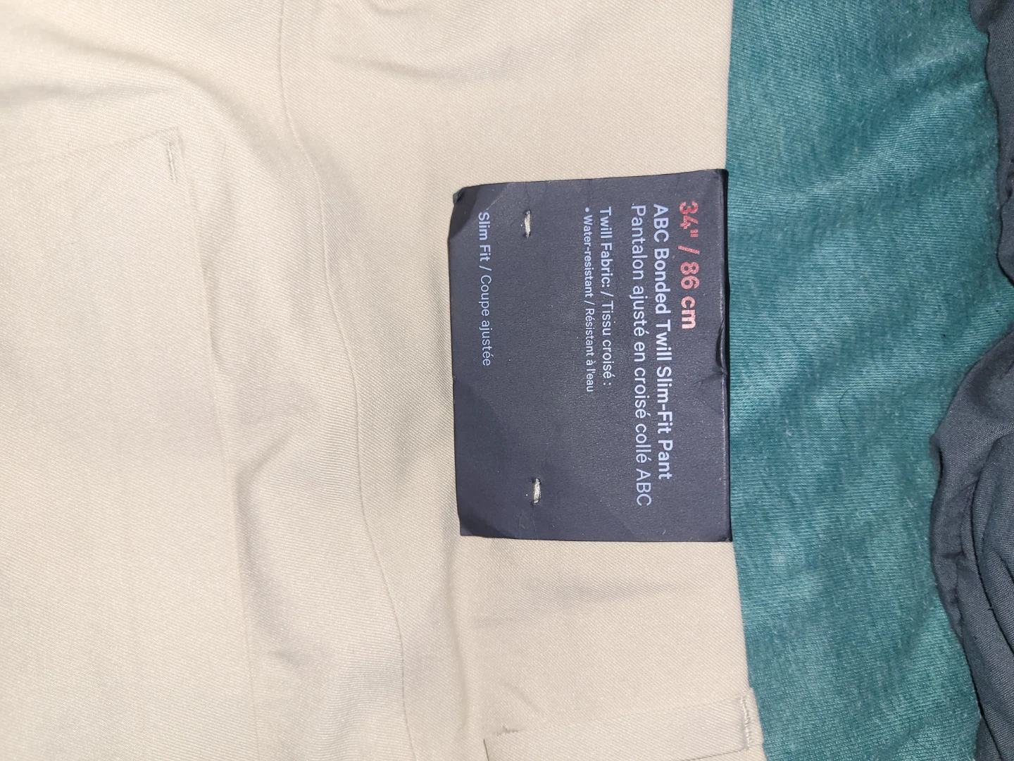 Lululemon ABC Bonded Twill Slim-Fit Pant - Size 34 - photo 2