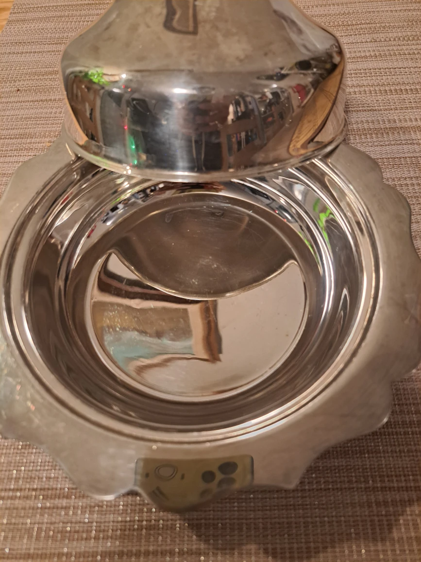 Vintage Silver Plated Butter Dish - photo 2
