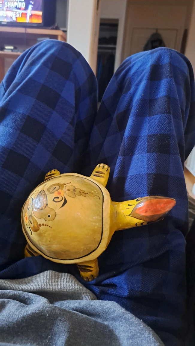 Paper mache turtle
