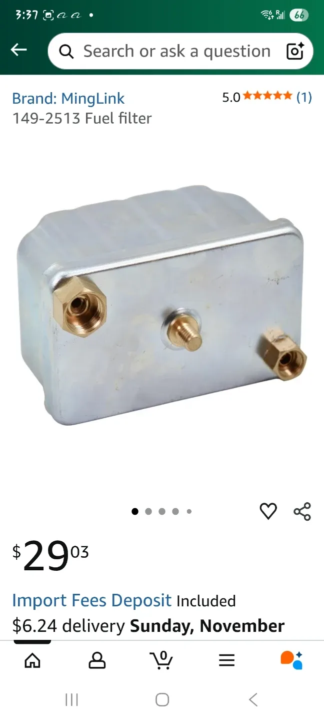 MingLink 149-2513 Fuel Filter -NEW thumbnail