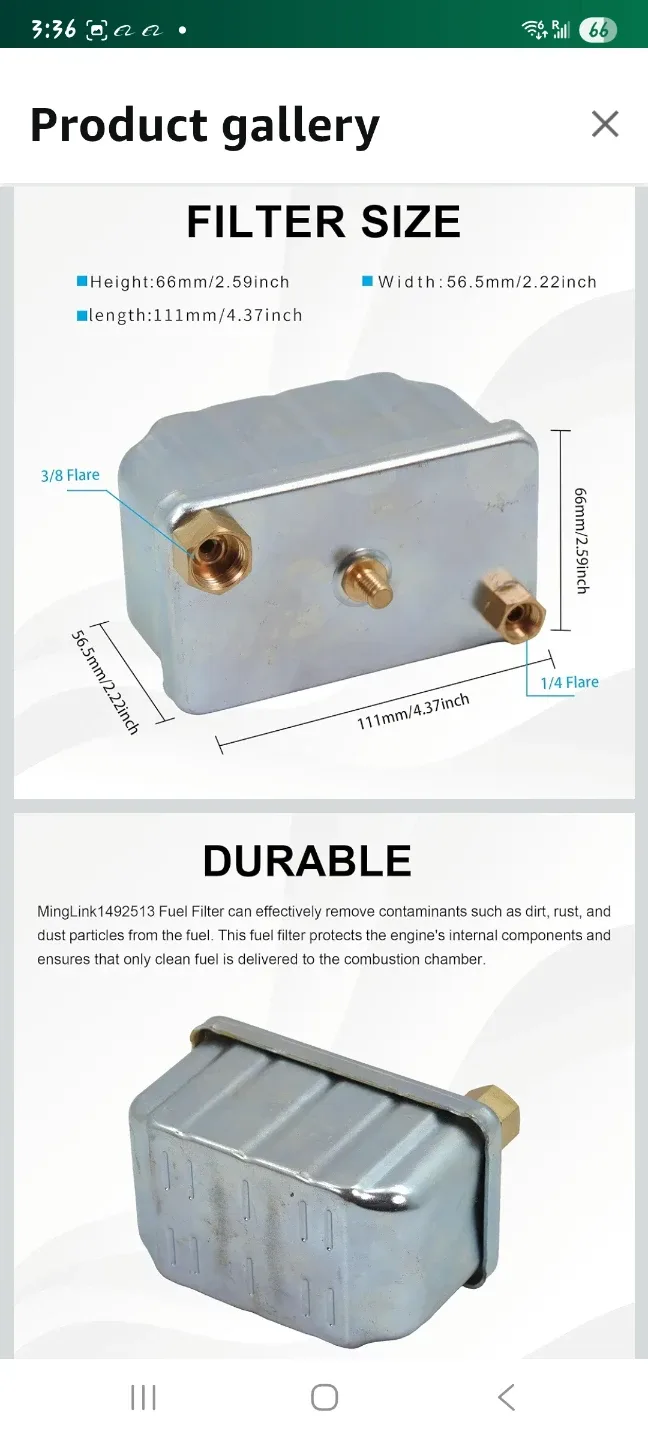 MingLink 149-2513 Fuel Filter -NEW image indicator(2)