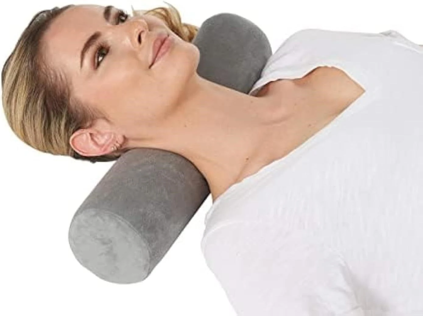 AllSettHealth Bolster Pillow - Grey 🏆 - photo 2