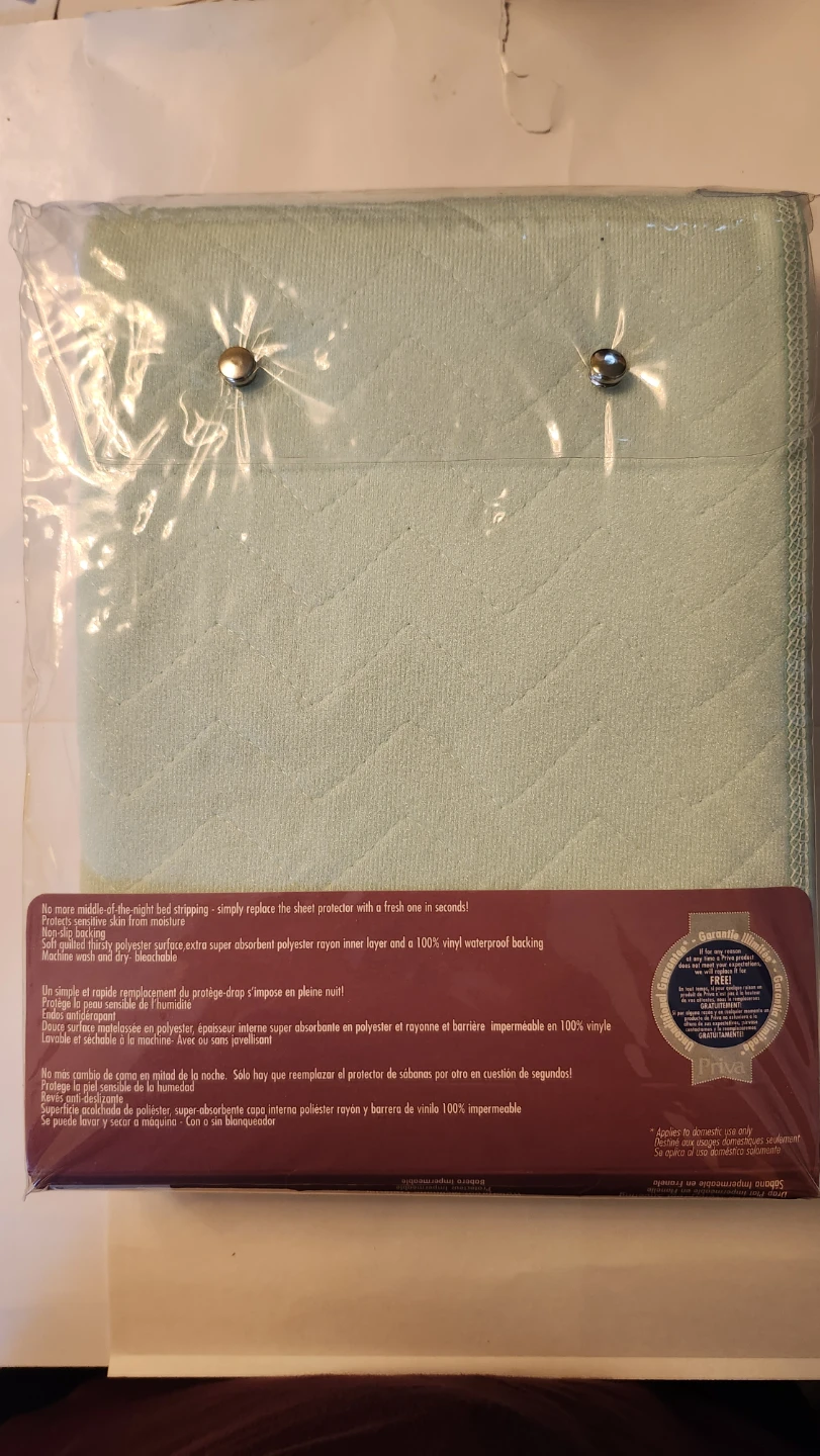 Brand New Priva Premium De Luxe Sheet Protector 34" x 36" - photo 4