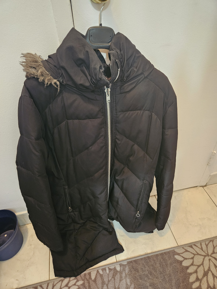 Black Puffer Coat xl Calvin klein women's