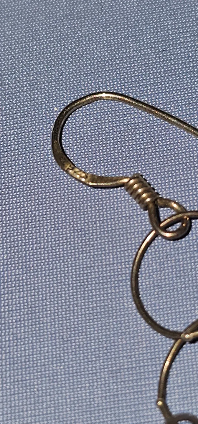 🥕Flower Drop Earrings sterling silver 9.25🥕 image indicator(2)