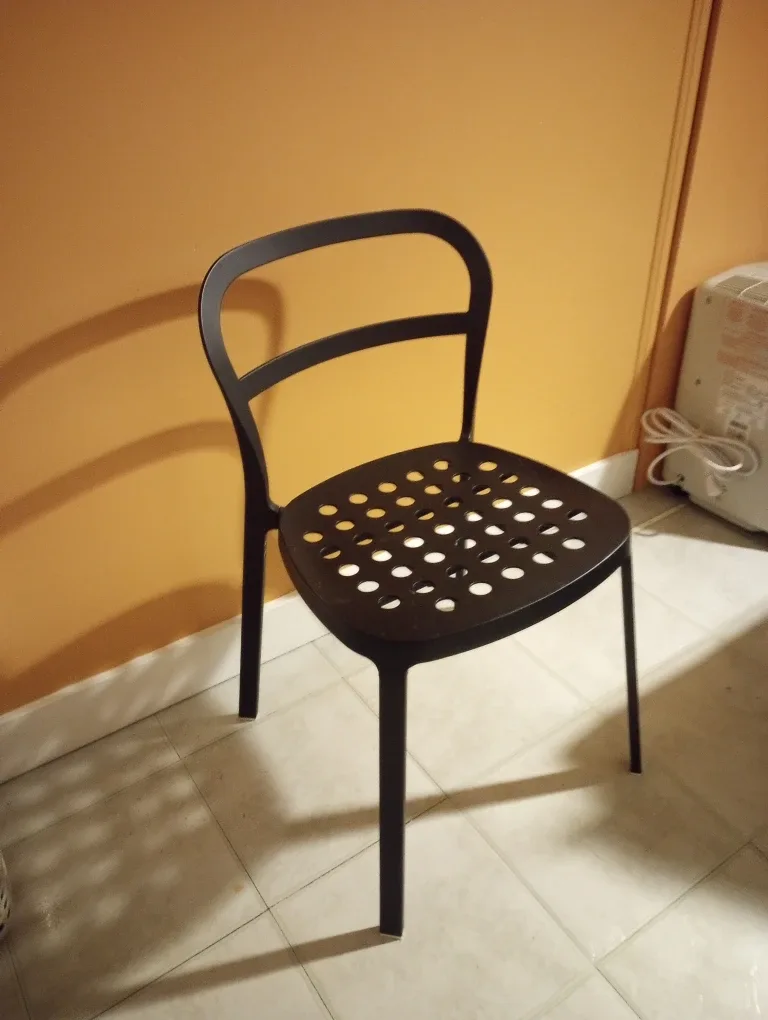 IKEA Reidar Aluminum Chair - Black
